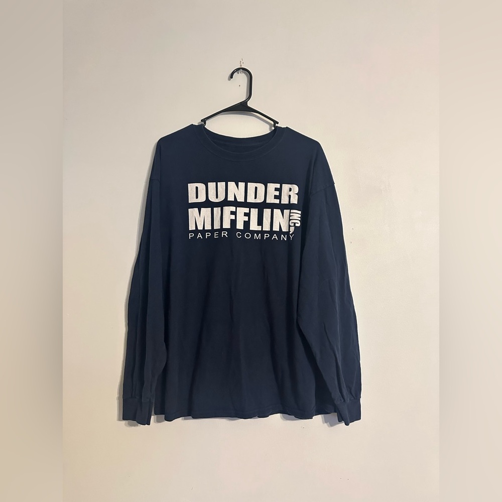 The Office Dunder Mifflin Graphic Long Sleeve Shirt